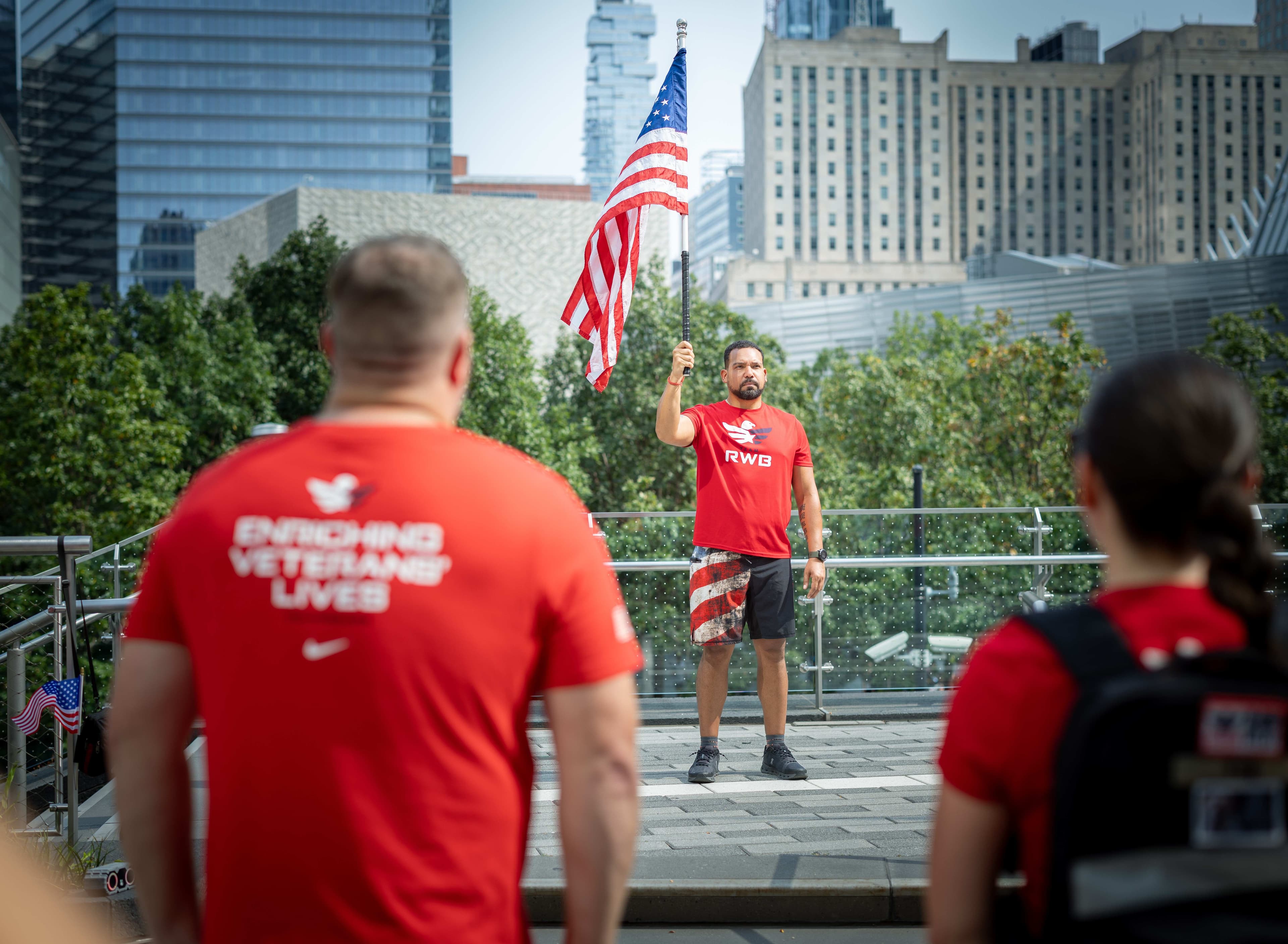 Team RWB members congregating.